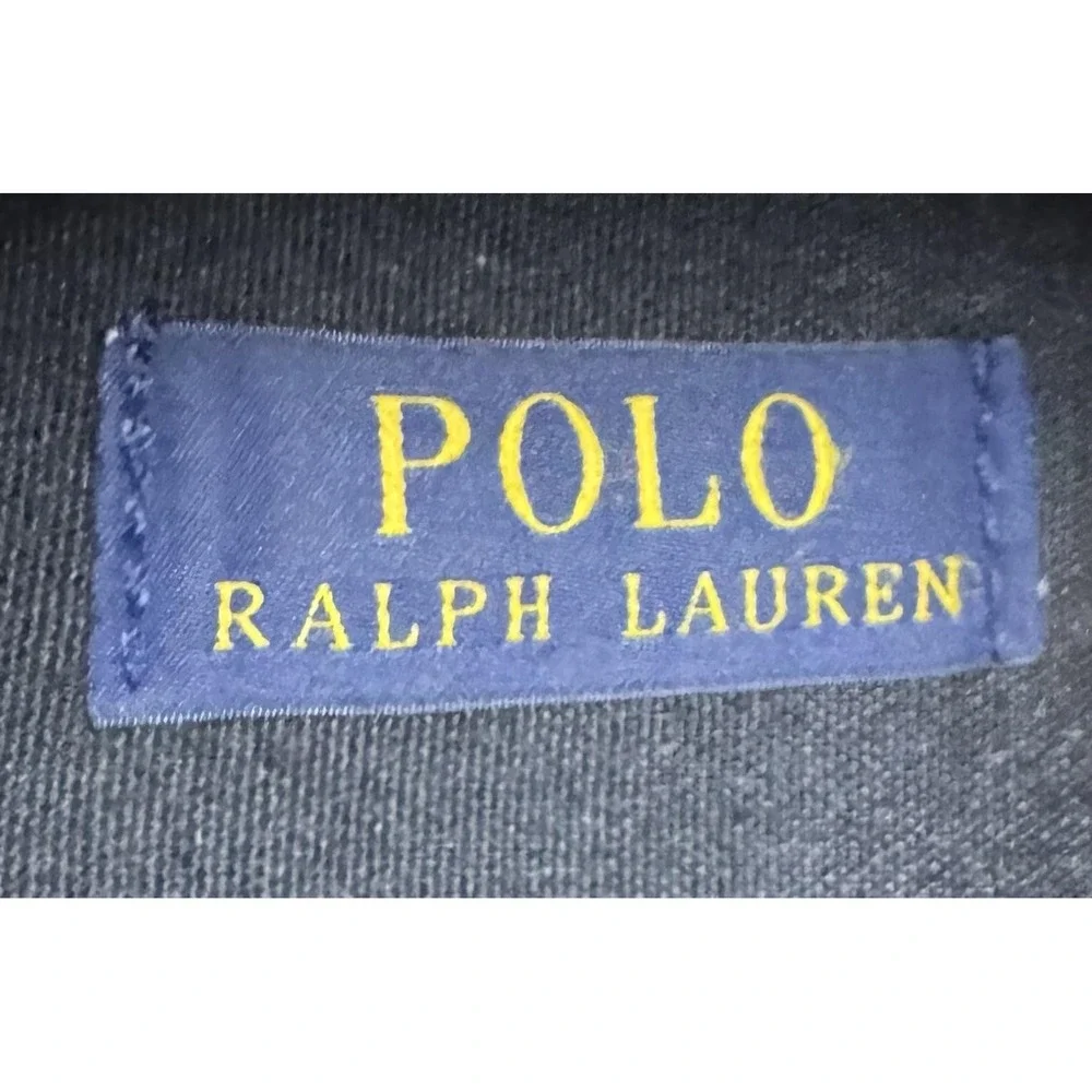Polo Ralph Lauren Shoes Mens Size 9.5 Gray Chambray Faxon Low Casual Sneakers